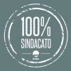 Leggi tutto: Logo 100% sindacato - bianco